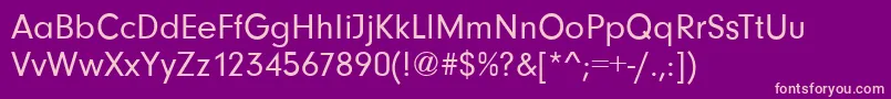 NeutralgroteskRegular Font – Pink Fonts on Purple Background