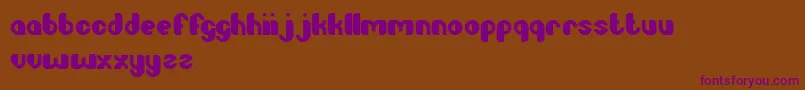More about LittleAtom Font LittleAtom Font – Purple Fonts on Brown Background