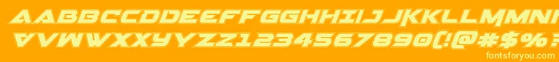 Saiba mais sobre a fonte Gemina2acadital Fonte Gemina2acadital – fontes amarelas em um fundo laranja