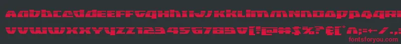 Blackbishophalf Font – Red Fonts on Black Background