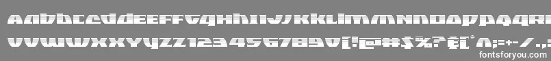 Blackbishophalf Font – White Fonts on Gray Background