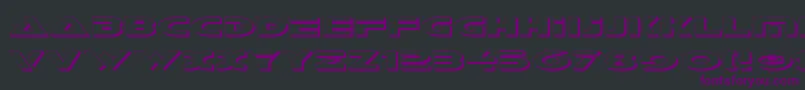 GalantShadow Font – Purple Fonts on Black Background