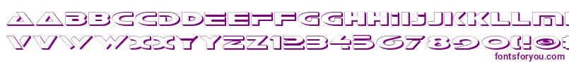 GalantShadow Font – Purple Fonts on White Background