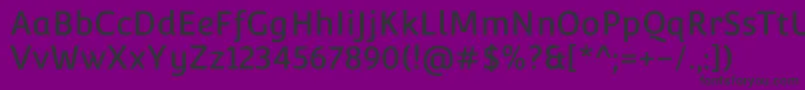 ConvergenceRegular-Schriftart – Schwarze Schriften auf violettem Hintergrund