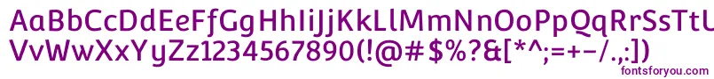 ConvergenceRegular-Schriftart – Violette Schriften