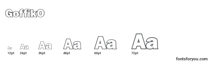 GoffikO Font Sizes