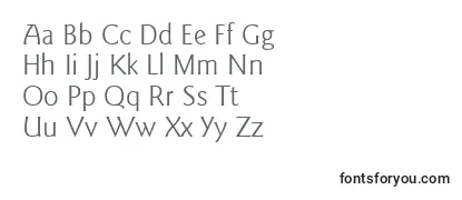 Review of the GoudySansLightBt Font