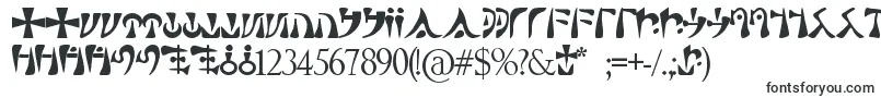 Шрифт Sacre – эльфийские шрифты