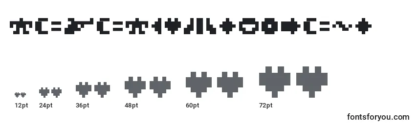 RotorcapSymbols Font Sizes
