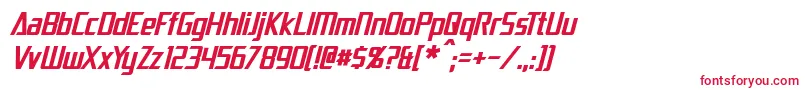 DaiAtlasItalic Font – Red Fonts on White Background