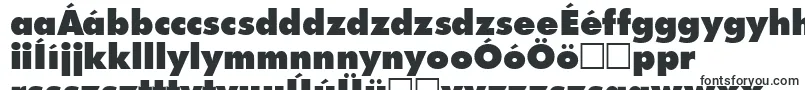FuturistextraboldRegular-fontti – unkarilaiset fontit