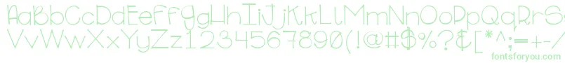 Ginabinaregular Font – Green Fonts