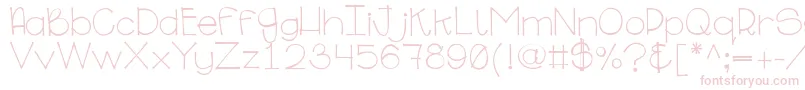 Ginabinaregular Font – Pink Fonts