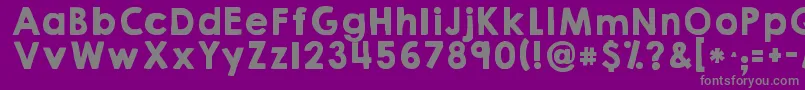 More about Kghappysolid Font Kghappysolid Font – Gray Fonts on Purple Background