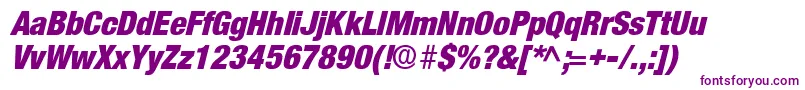 AcmoDisplaySsiItalic Font – Purple Fonts on White Background