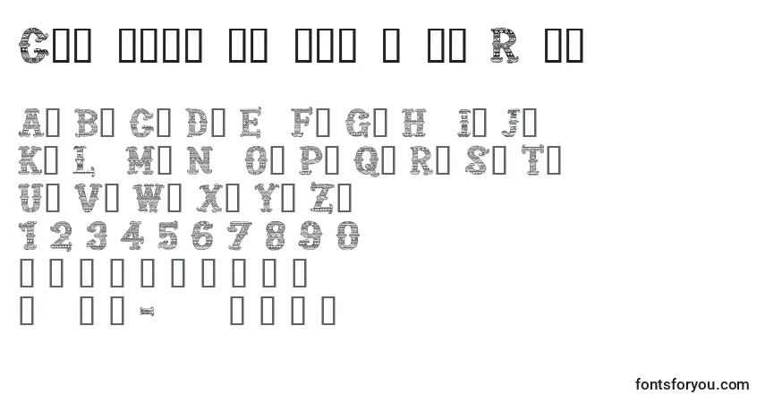 Czcionka CfmexicanapersonaluseRegul – alfabet, cyfry, specjalne znaki