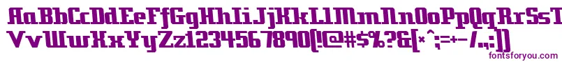 Zenith2000 Font – Purple Fonts on White Background