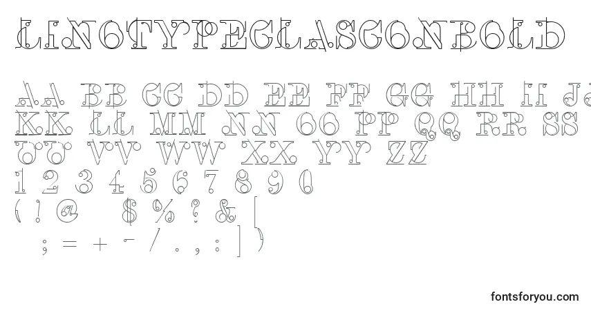 Fuente LinotypeclasconBold - alfabeto, números, caracteres especiales