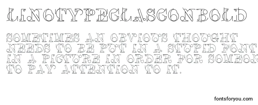 Schriftart LinotypeclasconBold