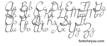 Review of the 5thgradecursive2Italic Font