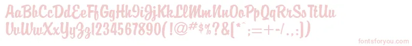 Briquet-Schriftart – Rosa Schriften