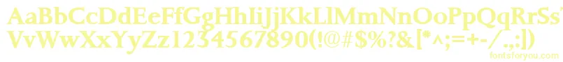PalermoBold Font – Yellow Fonts