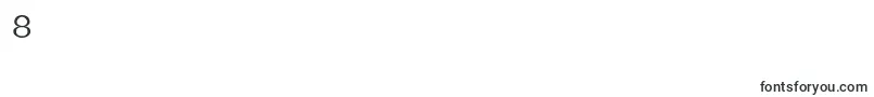 Borrorregular Font – Fonts for Digit 8