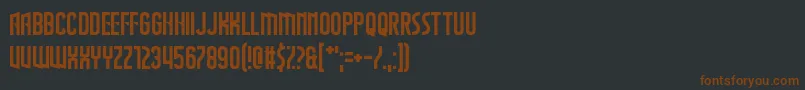 TheWastesOfSpace Font – Brown Fonts on Black Background