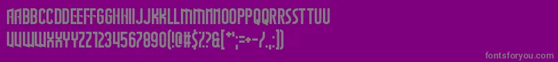 Шрифт TheWastesOfSpace – серые шрифты на фиолетовом фоне