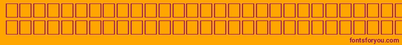 Saiba mais sobre a fonte TrekbatsRegular Fonte TrekbatsRegular – fontes roxas em um fundo laranja