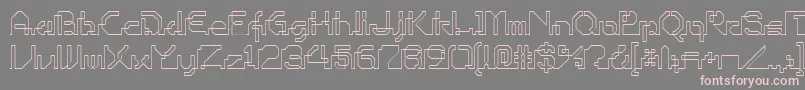 OhioPlayer Font – Pink Fonts on Gray Background