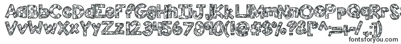 Шрифт Kbfunhouse – буквенные шрифты