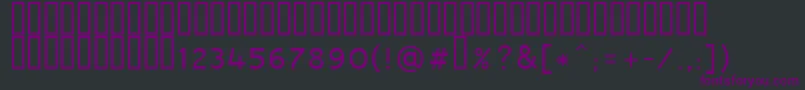 Raavi Font – Purple Fonts on Black Background