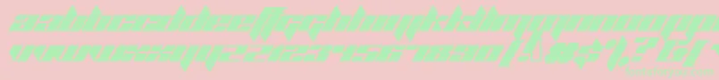 PagalFont Font – Green Fonts on Pink Background