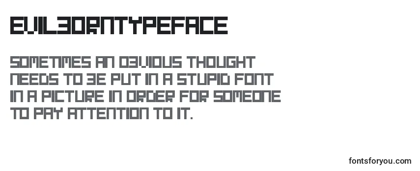 EvilbornTypeface Font