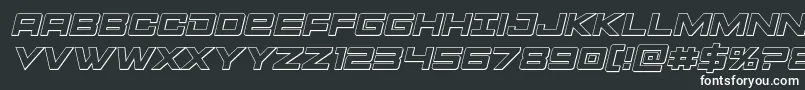 Montroc3Dital Font – White Fonts