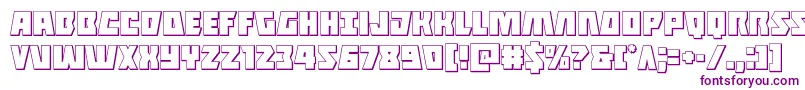 Halfshellhero3D Font – Purple Fonts