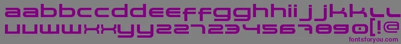 Spaceman Font – Purple Fonts on Gray Background