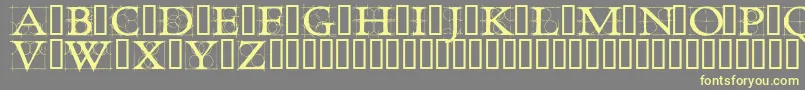 RoughworkDemo Font – Yellow Fonts on Gray Background