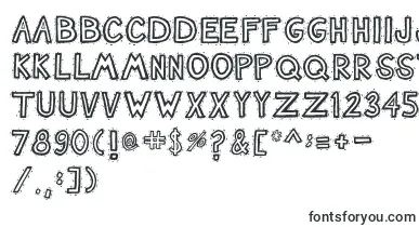 NashTuckerblue font – african Fonts