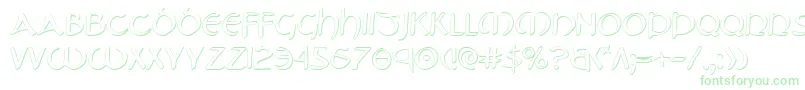 Tristrams-Schriftart – Grüne Schriften