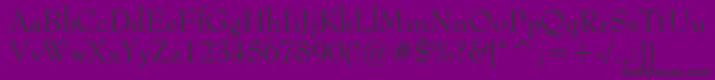 Metropolc Font – Black Fonts on Purple Background