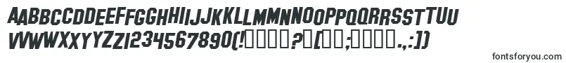 HollywoodHillsItalic-fontti – Mega Man –fontit