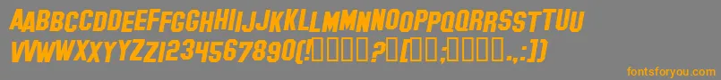 En savoir plus sur la police HollywoodHillsItalic Police HollywoodHillsItalic – polices orange sur fond gris