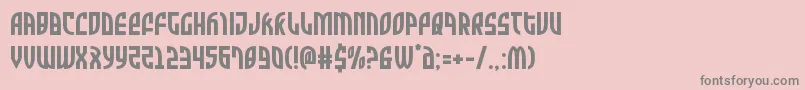 Zonerider-Schriftart – Graue Schriften auf rosa Hintergrund