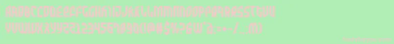 Zonerider Font – Pink Fonts on Green Background