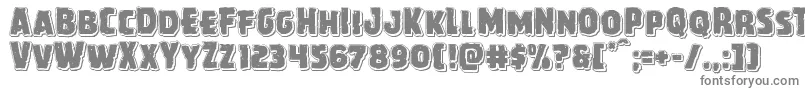 Howlinmadpunch Font – Gray Fonts on White Background