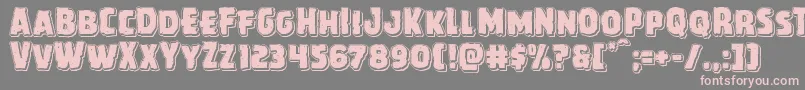 Howlinmadpunch Font – Pink Fonts on Gray Background