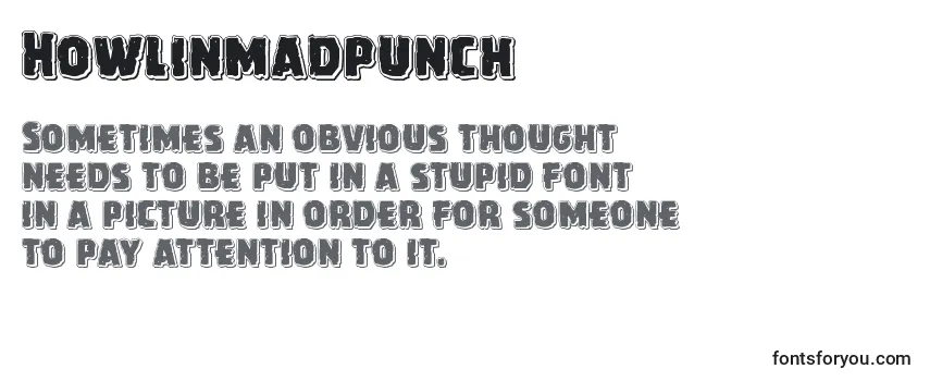 Howlinmadpunch Font