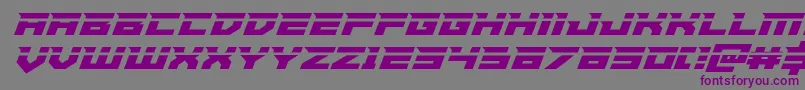 Paladinslaser Font – Purple Fonts on Gray Background